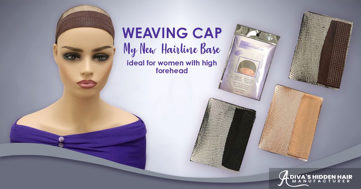 Weave Cap for High Forehead